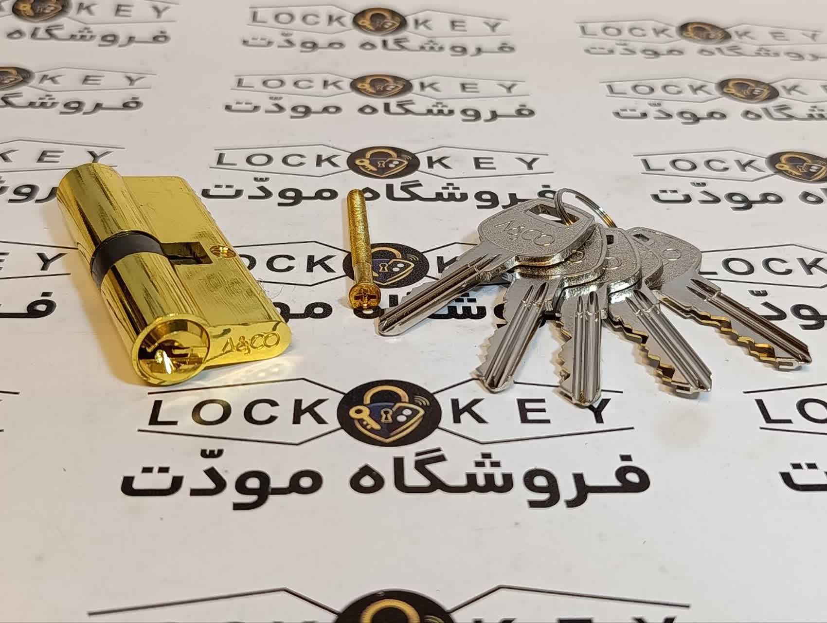 سيلندر 7 سانت کليد دوشيار طلايي A&CO