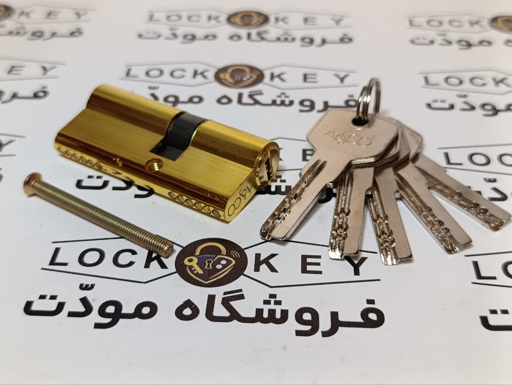 سيلندر 7 سانت کليد کامپيوتري طلايي A&CO