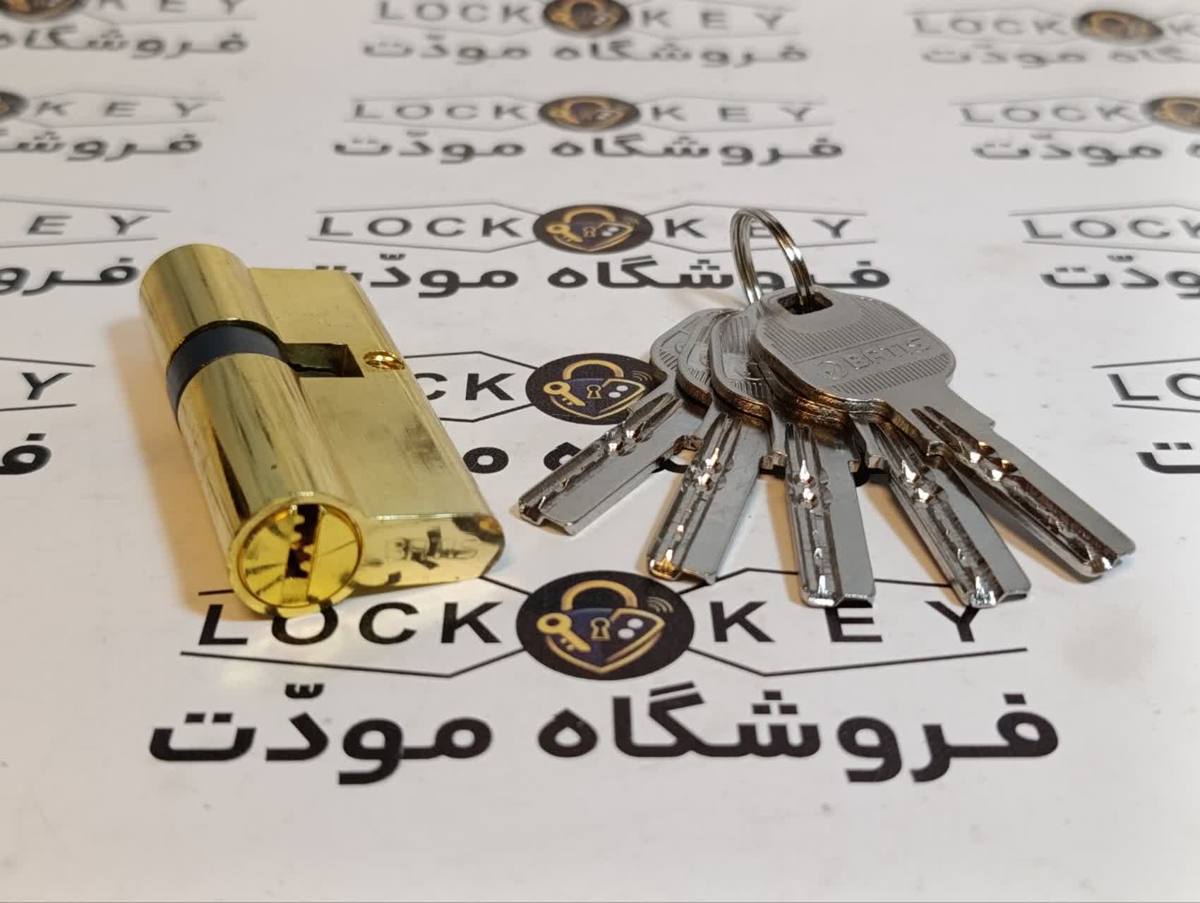 سيلندر 7 سانت زينک کليد کامپيوتري طلايي باتيس
