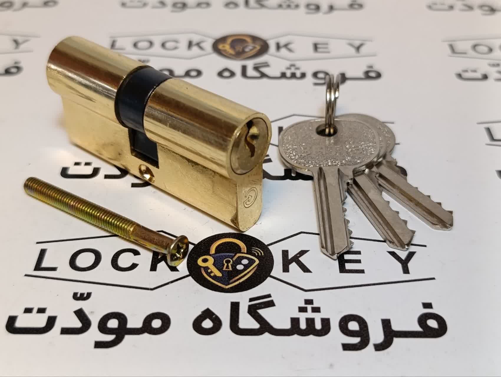 سيلندر 6 سانت زينک کليد ساده طلايي باتيس