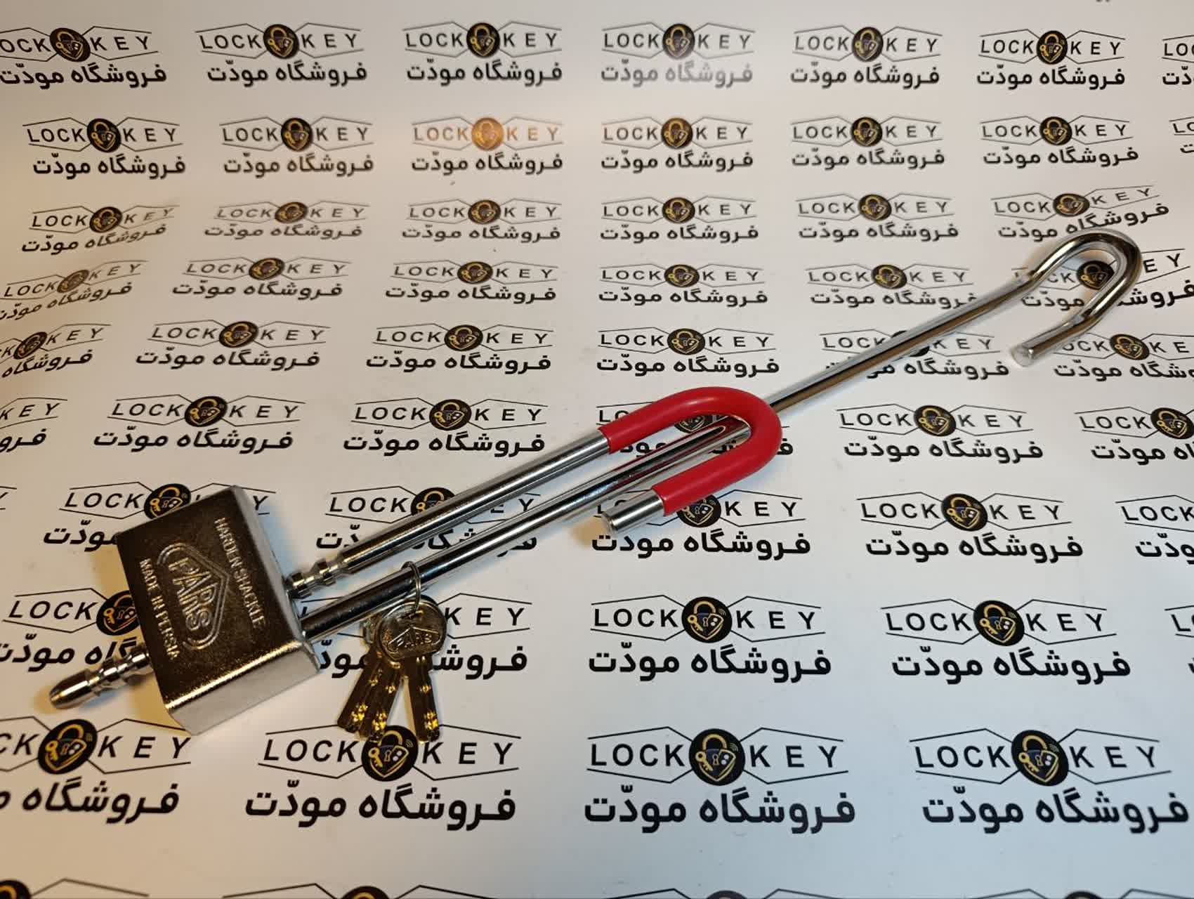 قفل عصايي روکش دار کليد کامپيوتري پارس