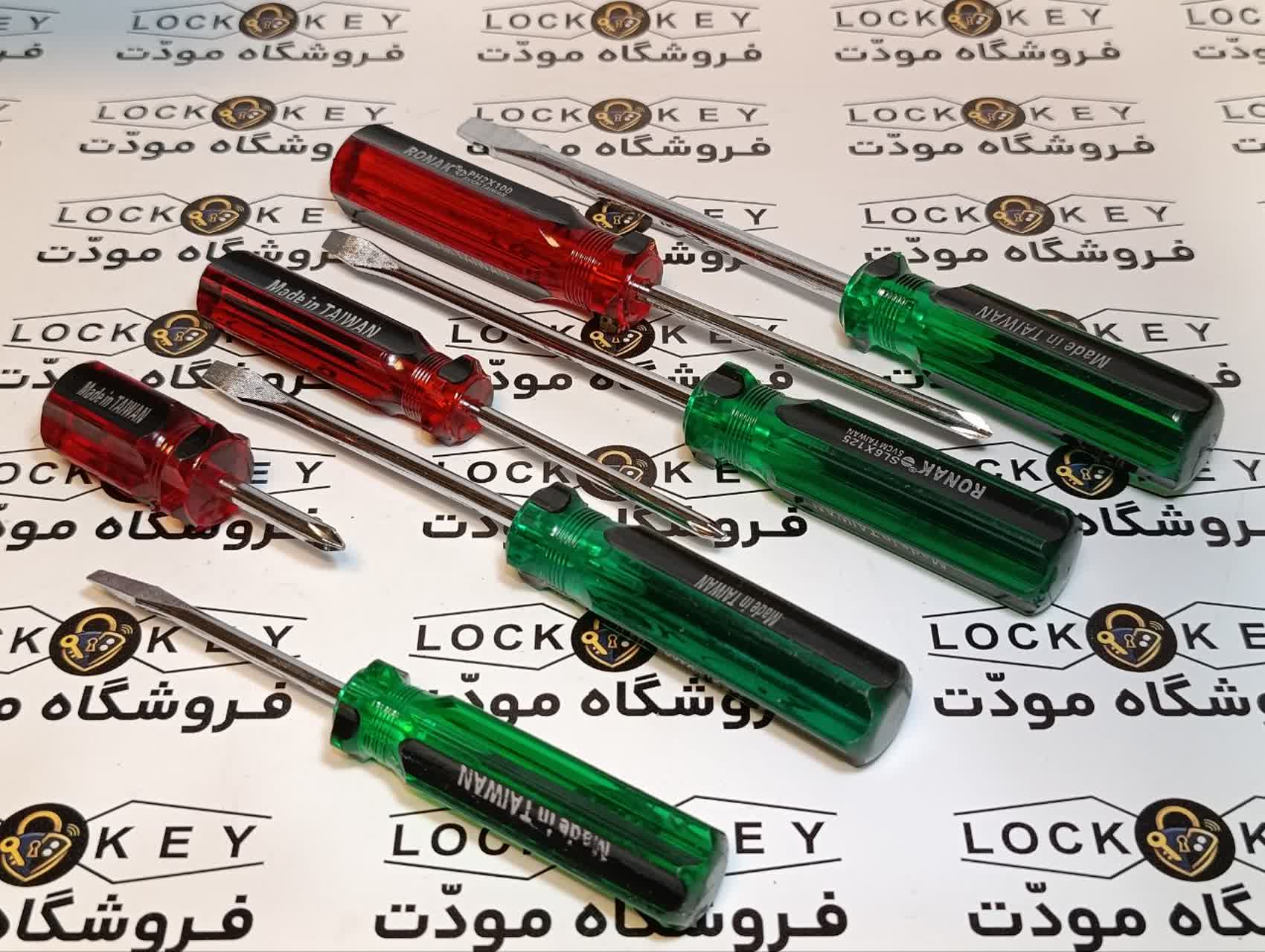 پيچ گوشتي 7 عددي شيشه اي روناک تايوان
