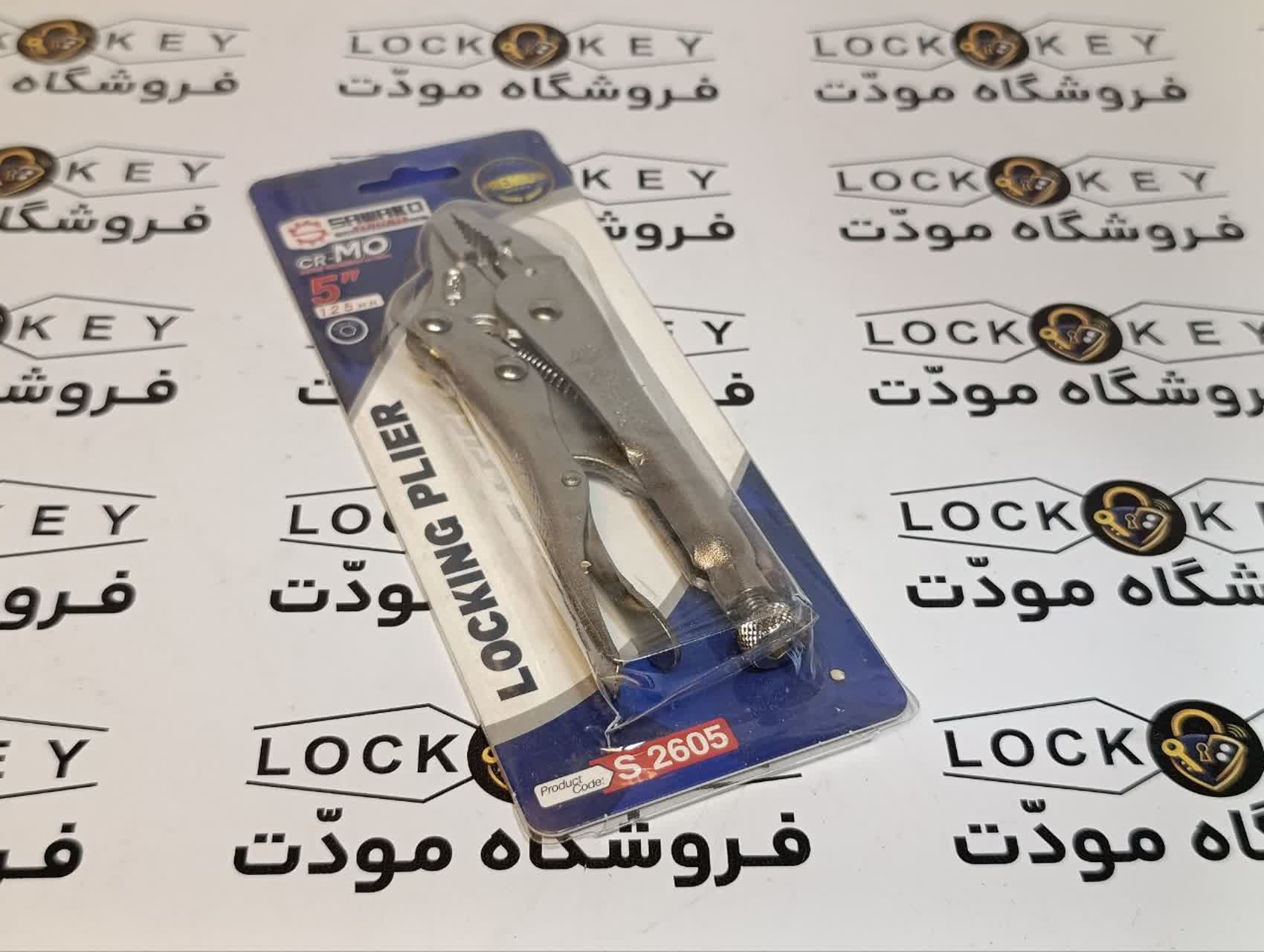 انبر قفلي 5 سه پرچ سفيد ساواکو