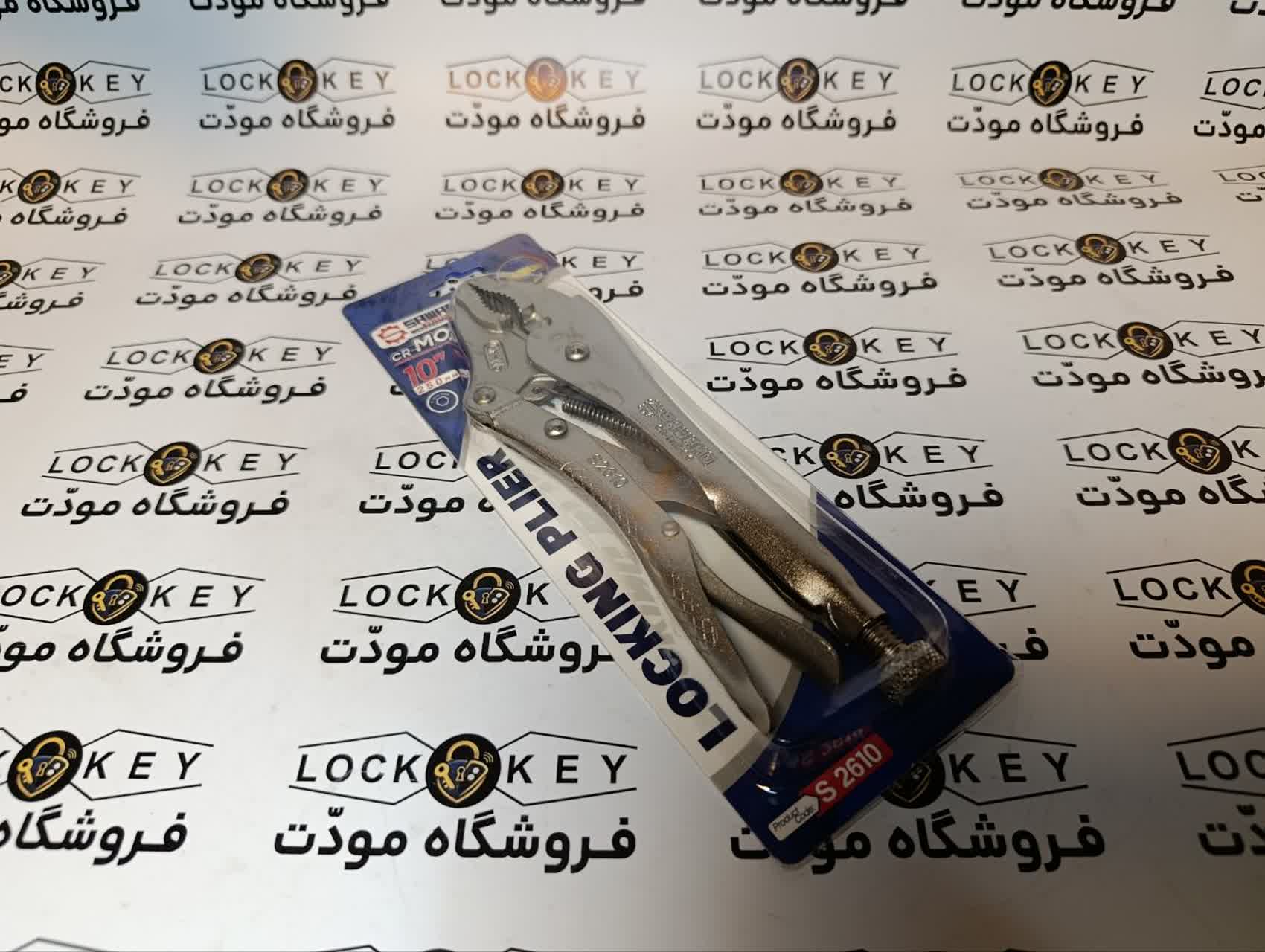 انبر قفلي 10 سه پرچ سفيد ساواکو